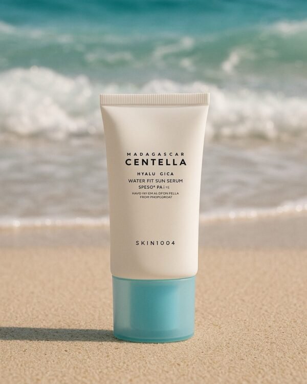 the SKIN1004 Madagascar Centella Hyalu-Cica Water-Fit Sun Serum SPF50+ PA++++