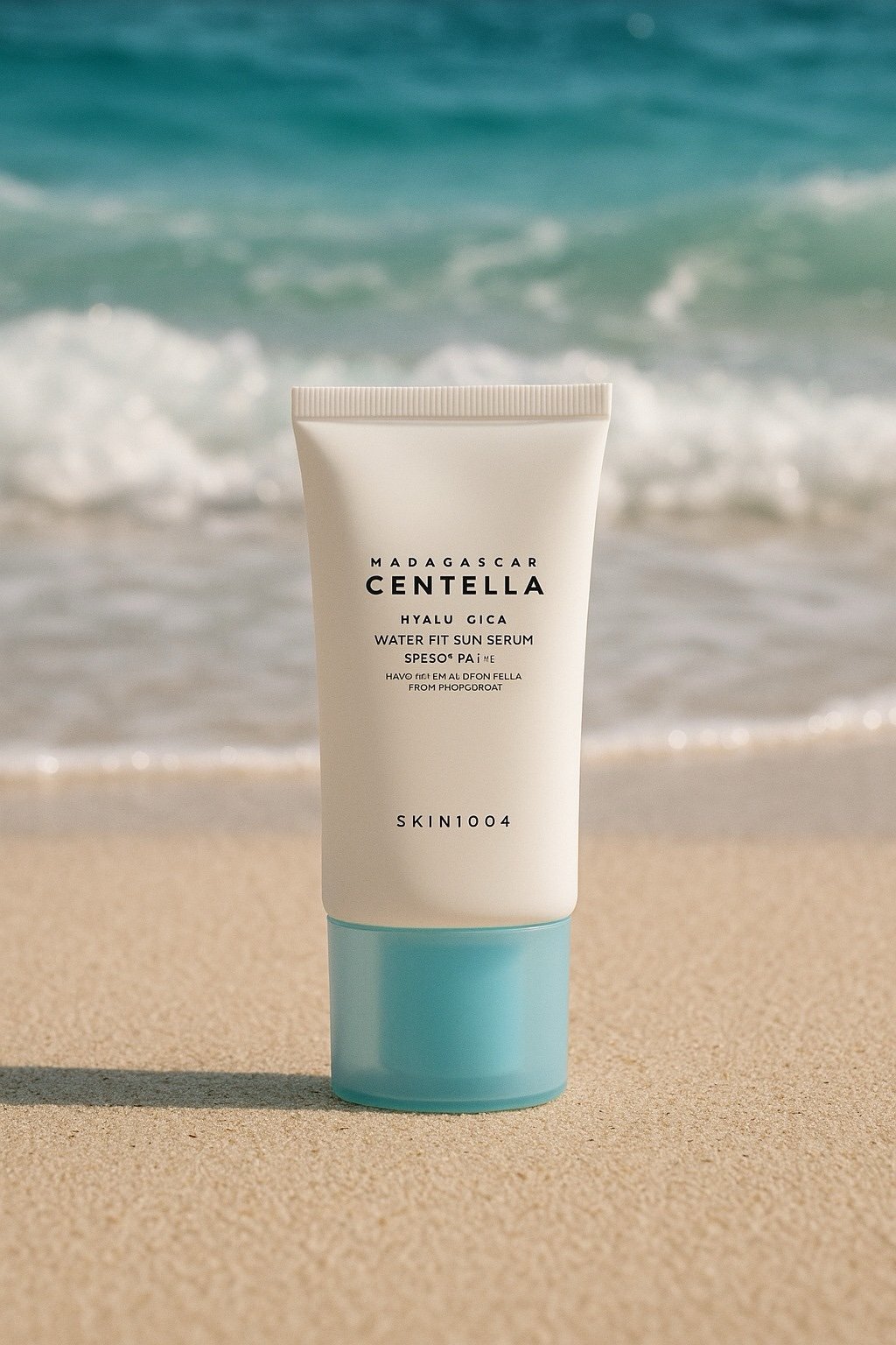 the SKIN1004 Madagascar Centella Hyalu-Cica Water-Fit Sun Serum SPF50+ PA++++